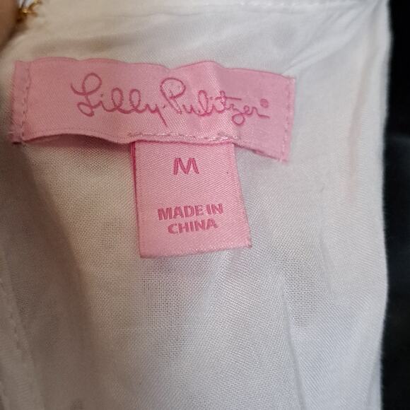 Lilly Pulitzer INDIRA Swing DRESS Resort SNOW White Eyelet - Picture 10 of 11